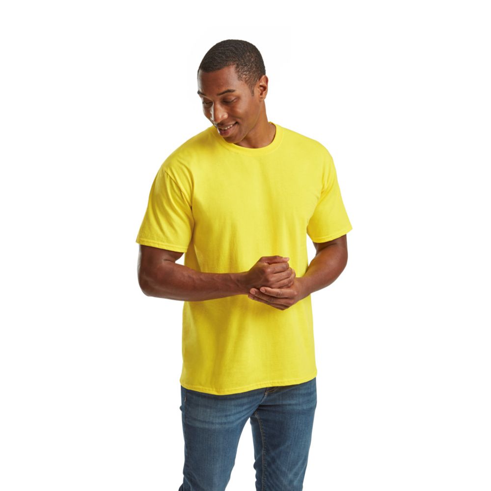 Fruit Of The Loom Majica kratkih rukava T-Shirt 165g - Žuta XL slika 2