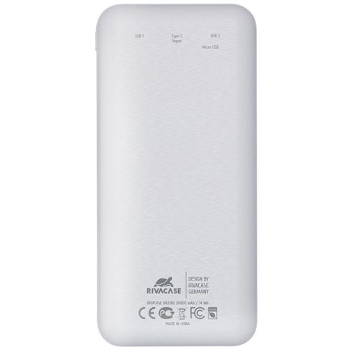 Prijenosna baterija RivaPower VA2280 (20000mAh) White, 10W, LCD slika 10