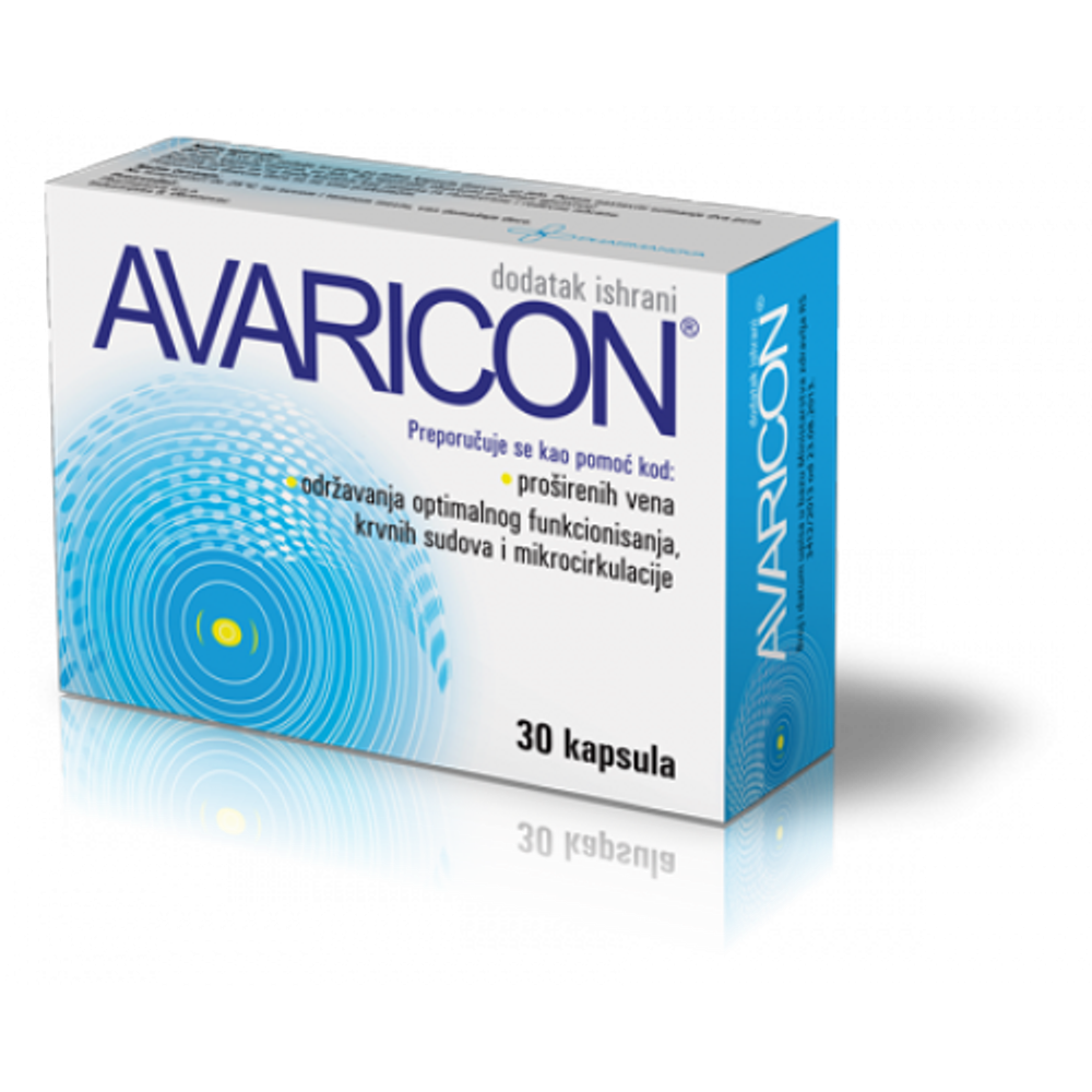AVARICON CAPS A30 - Kapsule za poboljšanje venske cirkulacije slika 1