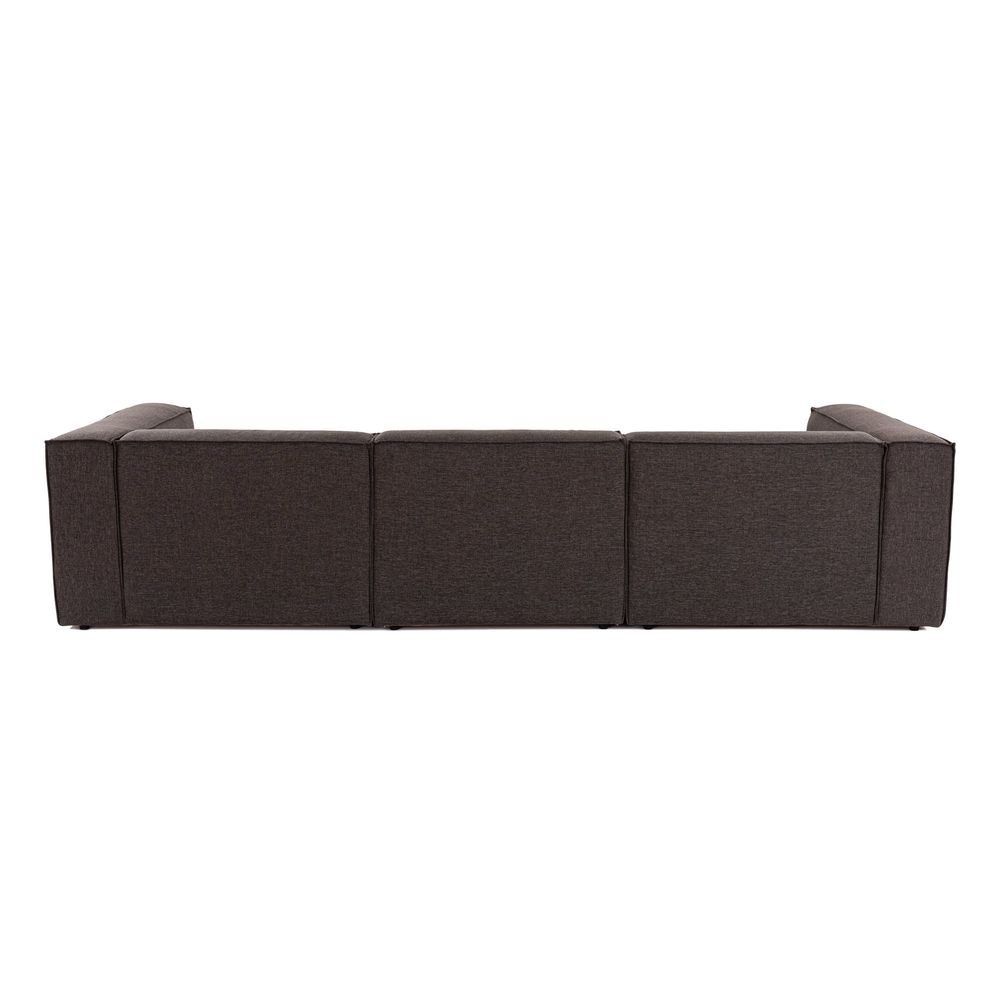 Fora - Ugao Sofa u Tamno Smeđoj Boji slika 6