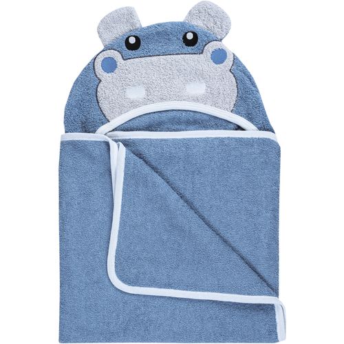 BUBABA BY FREEON ručnik s kapuljačom i ušima hippo 110x75 cm blue 36691 slika 3
