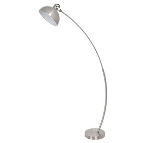 Rabalux Otto podna lampa, saten hrom, E27 40W Podna rasveta slika 1