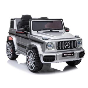 Licencirani Mercedes G63 AMG srebrni lakirani - auto na akumulator