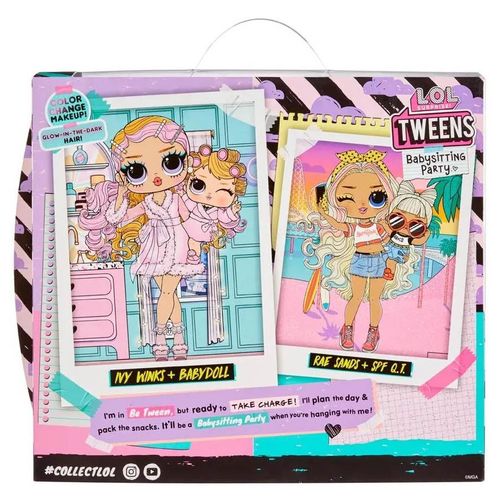 L.O.L. Surprise Tweens + Tots Baby Sitters Ivy Winks + lutka slika 2