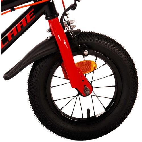 Dječji bicikl s dvije ručne kočnice Volare Super GT 12" crveni slika 5