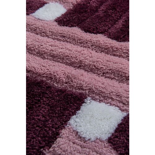 Piazza - Purple Multicolor Acrylic Bathmat Set (2 Pieces) slika 2