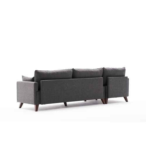 Atelier Del Sofa Kutna garnitura, Antracit, Bella Corner Sofa Left - Anthracite slika 7