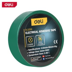 PVC izolir traka zelena DELI 18mmx10m EDL5266