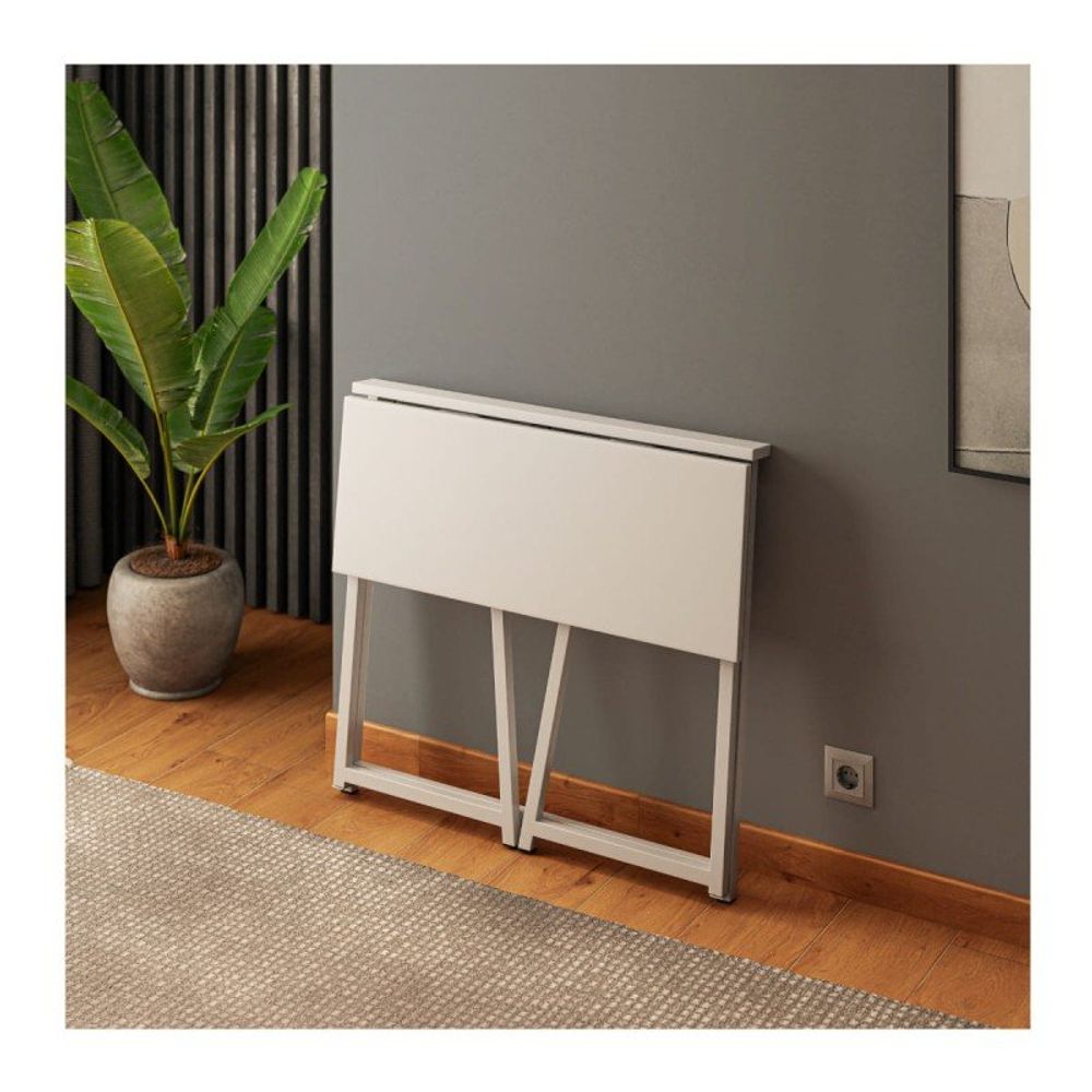 Sklopivi stol Leader 1.5 Bijeli 80 cm slika 3