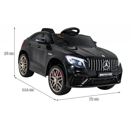 Licencirani auto na akumultor Mercedes Benz GLC63S 4x4 - crni slika 2