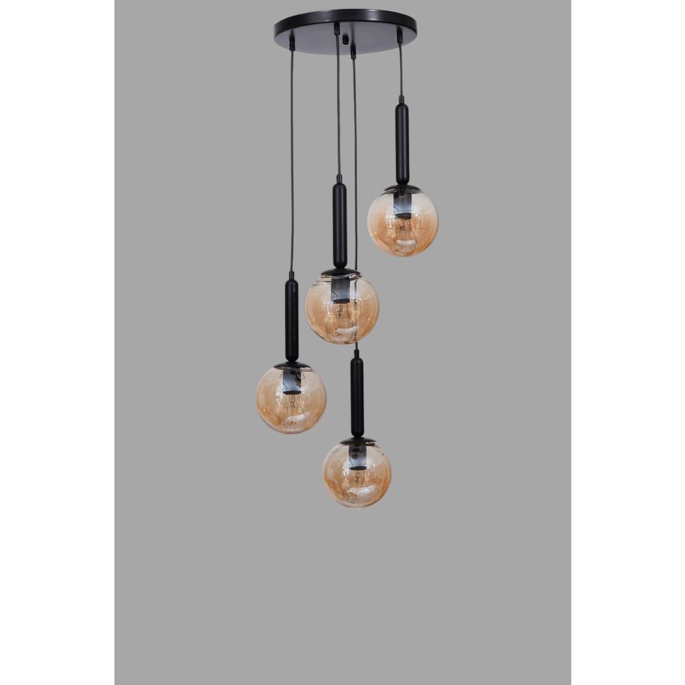 Opviq Luster 079, Med, Crna slika 2