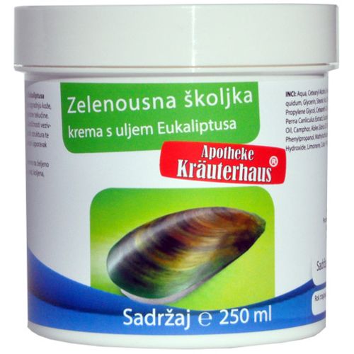 Zelenousna školjka krema 250ml. slika 1