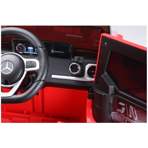 Licencirani auto na akumulator  Mercedes G500 - crveni slika 6