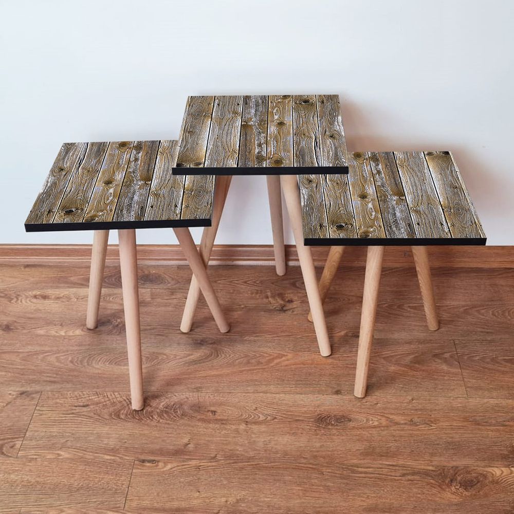 Nesting Table (3 komada) 3Shp381 - boja: Smeđa slika 1