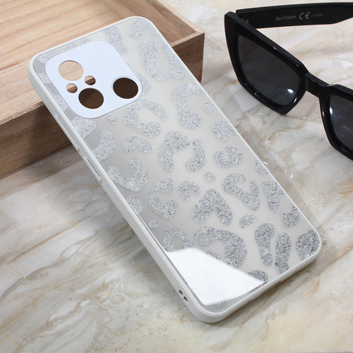 Maska Shiny glass za Xiaomi Redmi 12C bela slika 1