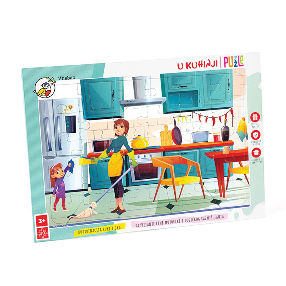 Vrabac Puzzle Fun 30, U kuhinji slika 1