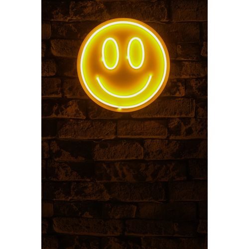 Wallity Ukrasna plastična LED rasvjeta, Smiley - Yellow slika 2