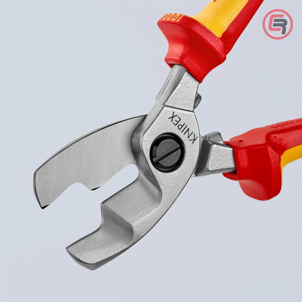 Knipex Škare Makaze Sa Dvostrukom Reznom Ivicom 200mm Za Kablove 70mm2 1000V – 95 16 200 slika 5