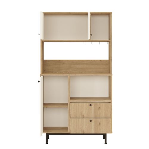 RE3-SW OakWhite Multi Purpose Cabinet slika 5