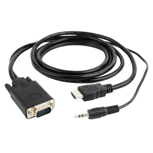 A-HDMI-VGA-03-6 Gembird HDMI to VGA and audio adapter cable, single port, 1,8m, black slika 6