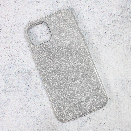 Torbica Crystal Dust za iPhone 13 6.1 srebrna slika 1