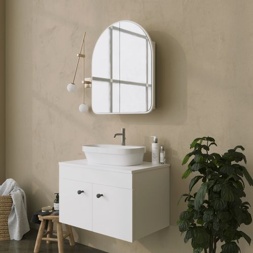 Hope Cabinet - White White Bathroom Cabinet slika 6