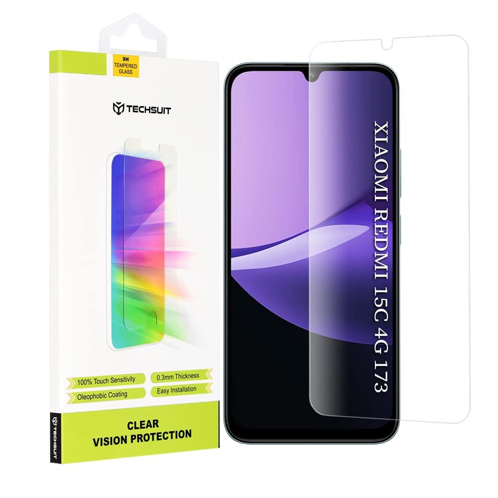 Techsuit Clear Vision Glass kaljeno staklo za Xiaomi Redmi 15C 4G / Redmi 15C 5G / Poco C85 4G slika 1