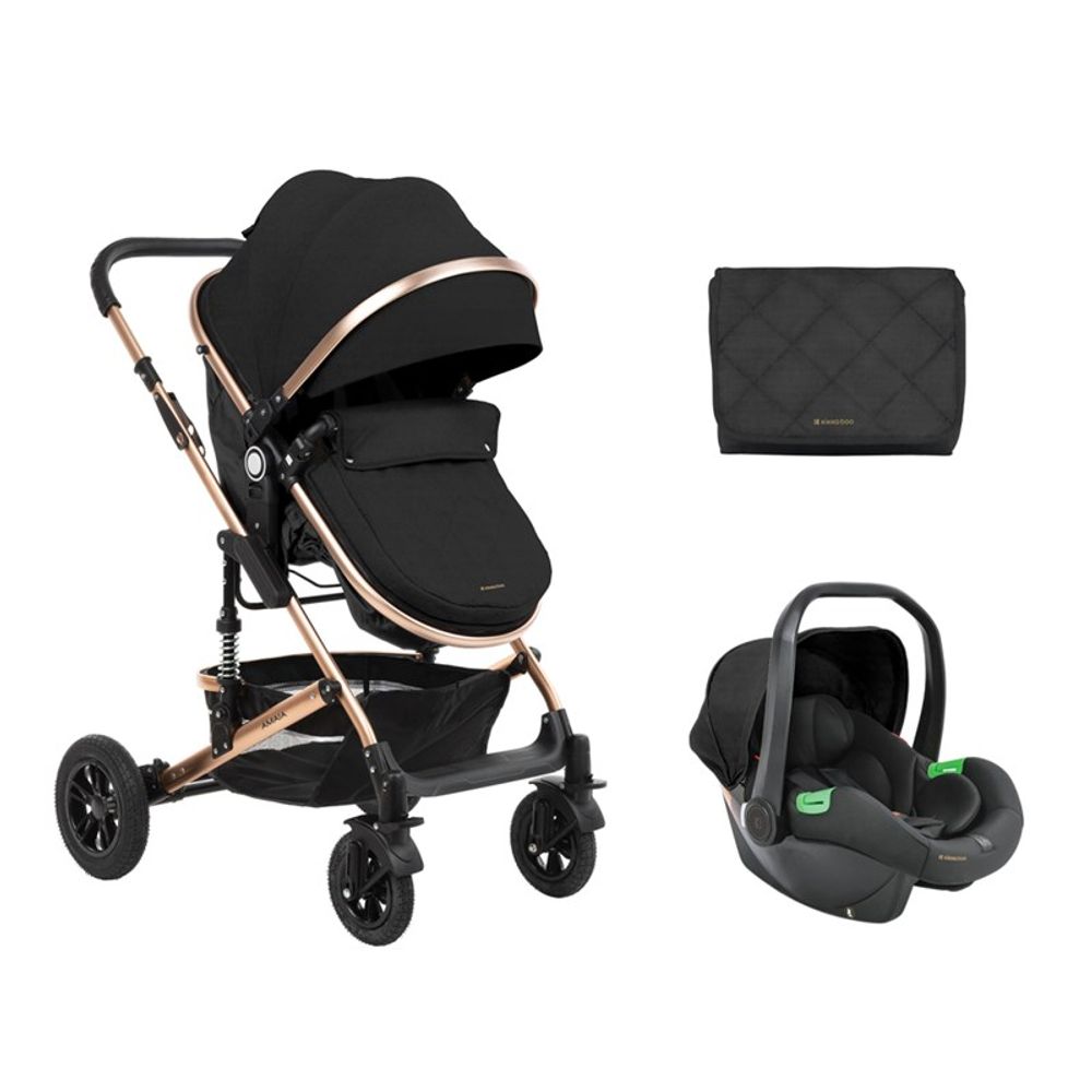 Kikka Boo Kolica Amaia 3U1, Black slika 1