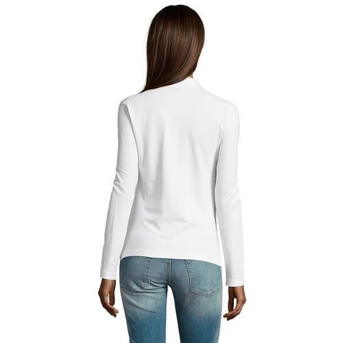 PODIUM ženska polo majica sa dugim rukavima - Bela, XL  slika 4