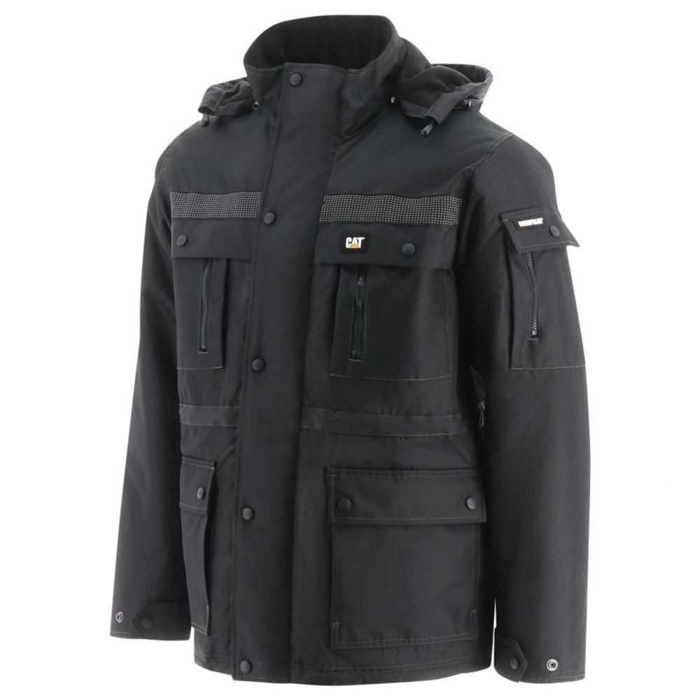 PARKA MUŠKA IZOLACIJSKA CRNA S  CAT W11432 S slika 1