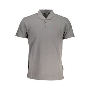 NAPAPIJRI POLO SHORT SLEEVE MAN GRAY