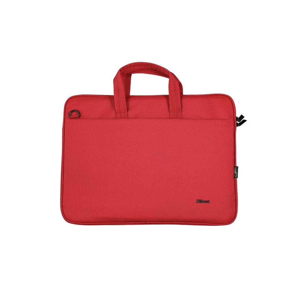 Trust torba laptop 16'' crvena Bologna ECO-Friendly, slim model za laptope 16'' slika 5