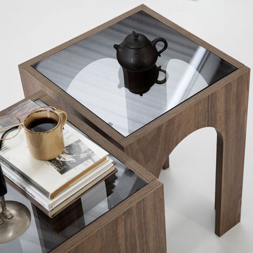 Seine 2 - Walnut, Dark Grey Walnut
Dark Grey Coffee Table Set slika 4