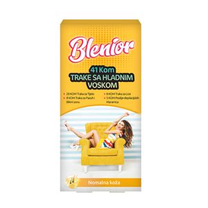 BLENIOR WAX STRIPS NORMAL SKIN (CALENDULA)41 PCS