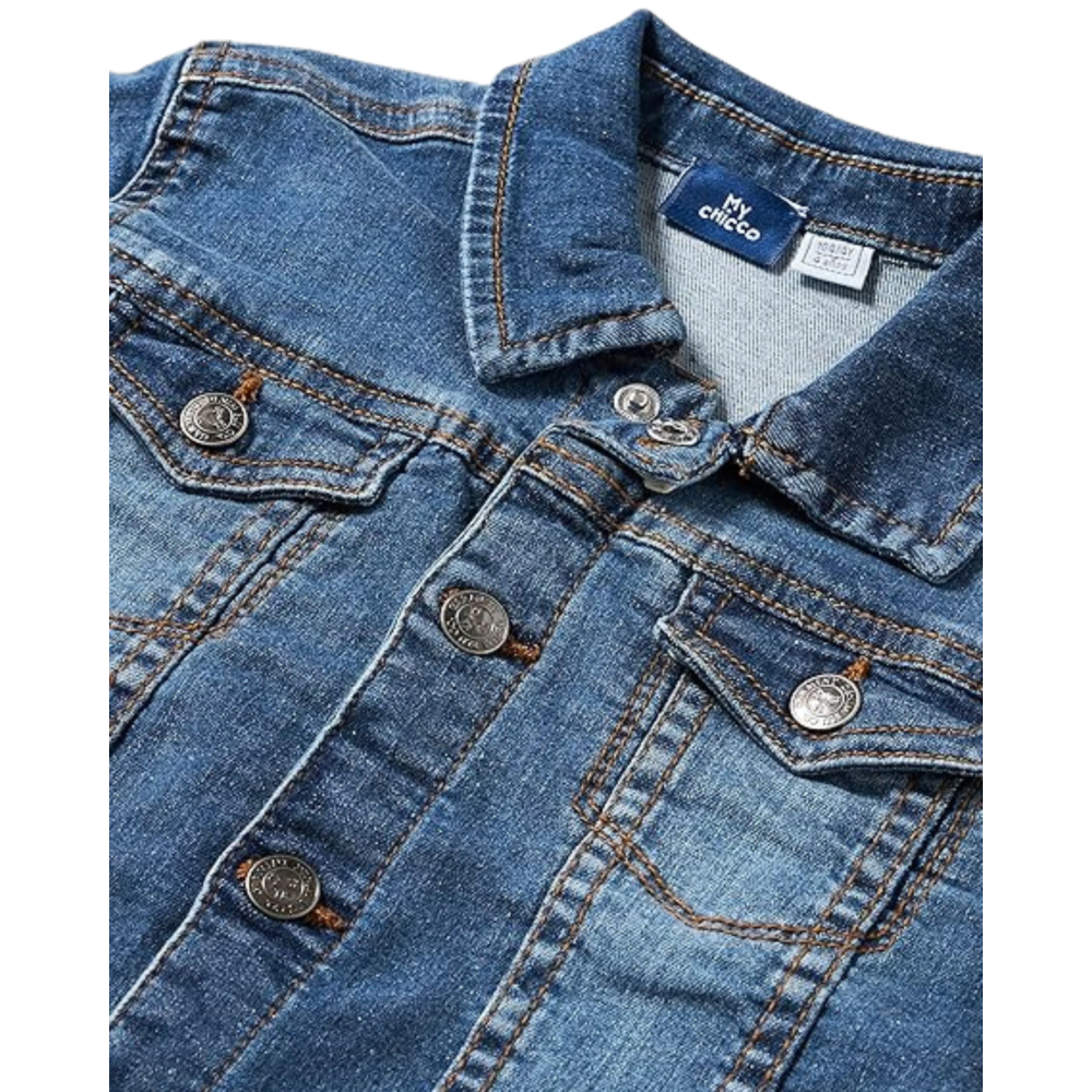 Chicco Teksas jakna za djevojčice Denim slika 3