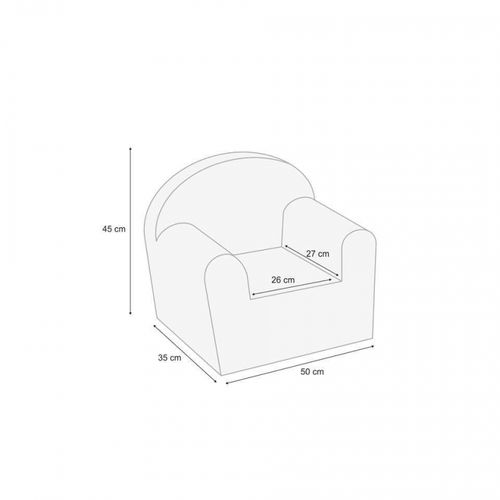 Fotelja za decu Alberomio v105 slika 2