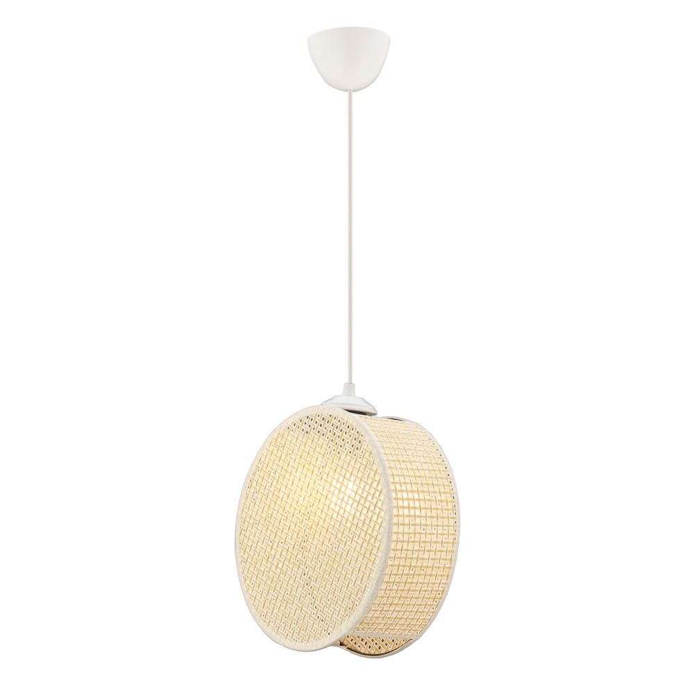 Drum - Cream Chandelier sa Metalnim Tijelom slika 3