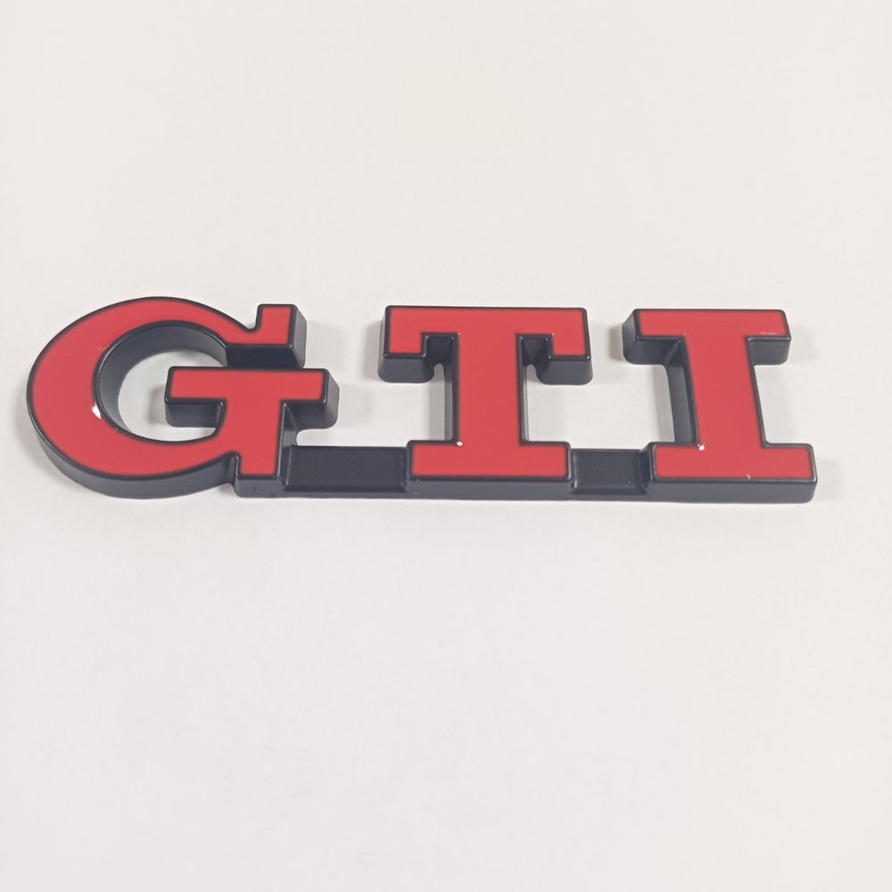 Natpis plastični Asy GTI crveni (VW) slika 1