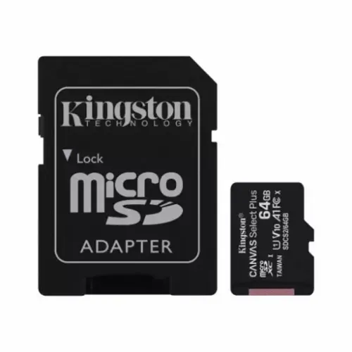 Micro SD Card 64GB Kingston + SD adapter SDCS2/64GB class 10 slika 2