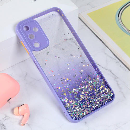 Torbica Frame Glitter za Samsung A145R/A146B Galaxy A14 4G/5G ljubicasta slika 1