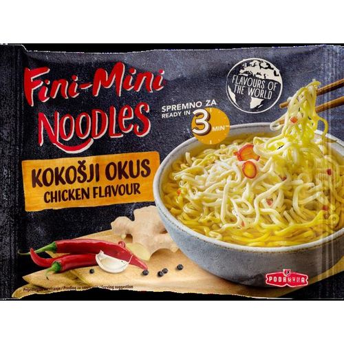 Podravka Fini Mini Noodles Kokošji okus 75g slika 1