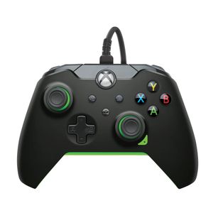 PDP XBOX WIRED CONTROLLER BLACK - NEON (GREEN)