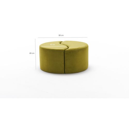 Atelier Del Sofa Tabure, zelena, Alis Puf - Green slika 7