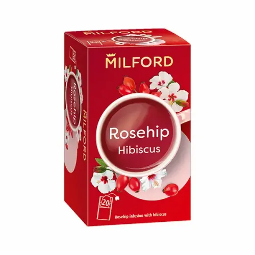 Milford čaj Šipurak Hibiskus 20X2,5gr slika 1