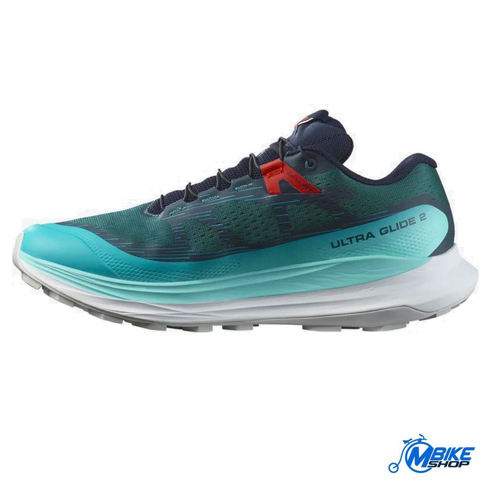 Salomon Muške patike Ultra Glide 2, Atlatic Deep/Blue Radiance/Fiery Red slika 2
