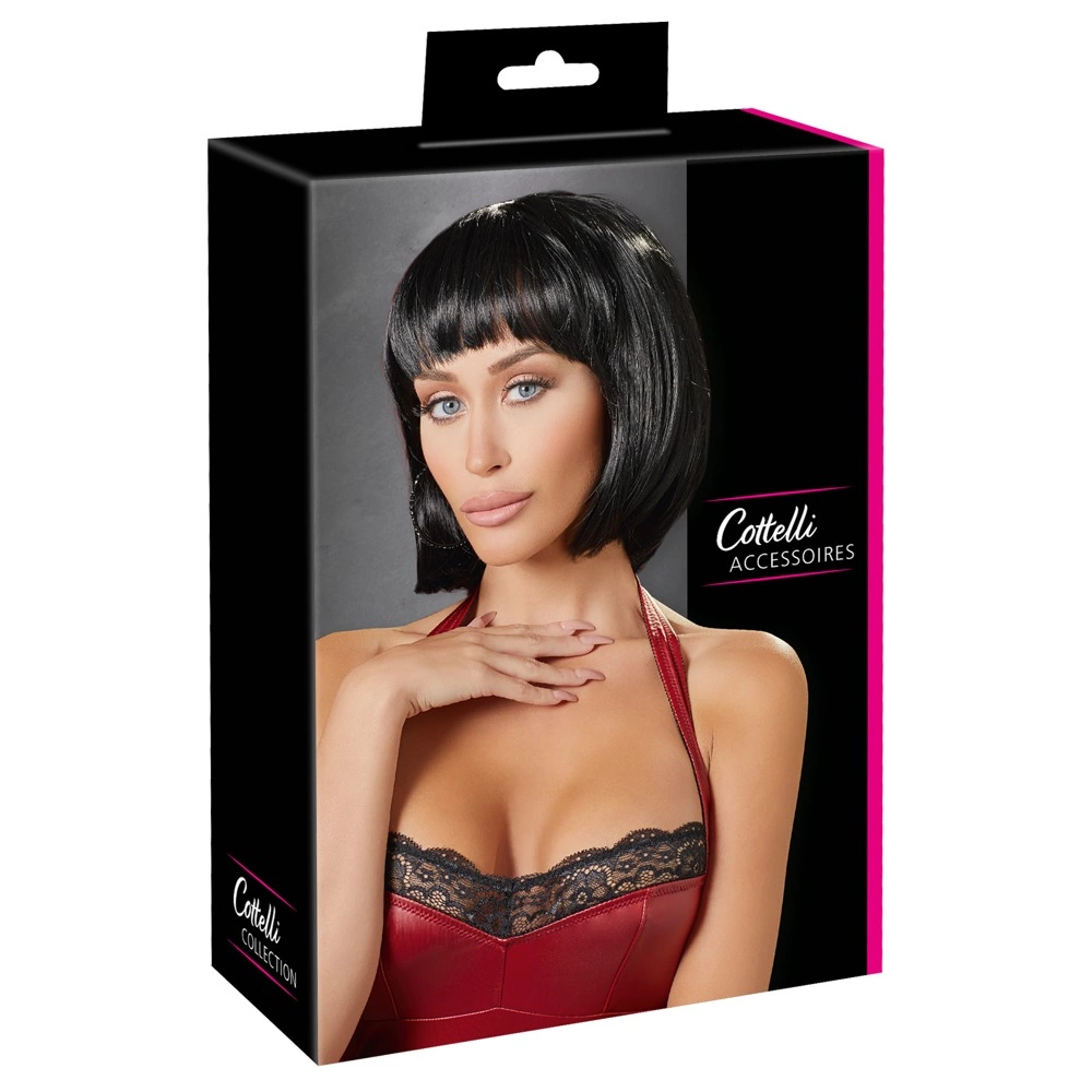 Cottelli ACCESSOIRES Crna bob perika slika 1
