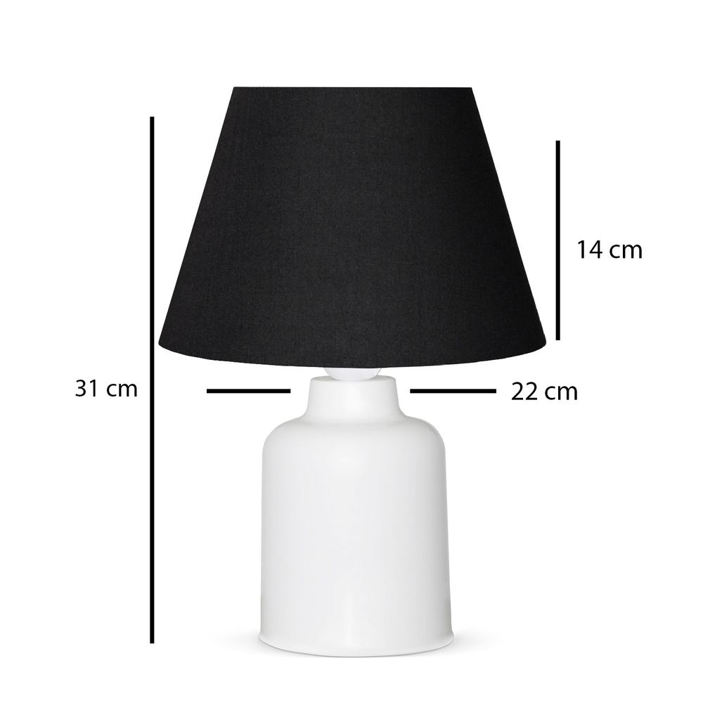 AYD-3163 Crna i Bijela Stolna Lampa slika 3