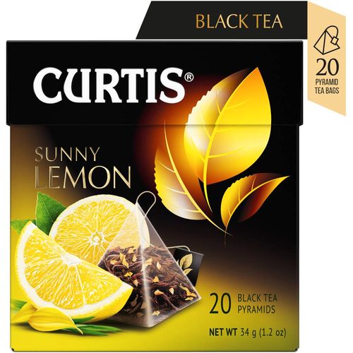 Curtis Sunny Lemon - Crni čaj sa limunom, pomorandžom i laticama cveća, 20x1.7g 1514700 slika 1