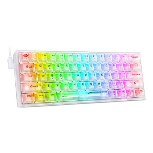 Redragon Fizz RGB Gaming Keyboard White slika 4