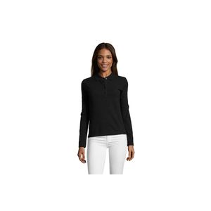 PODIUM ženska polo majica sa dugim rukavima - Crna, XL 